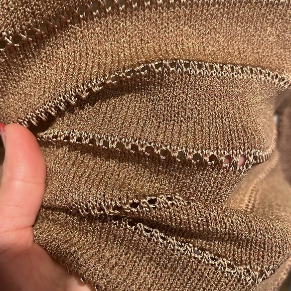 Hand knitted lace blouse with zipper and back, handmade handcrafted mastery - Picture 13 of 13